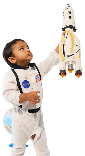 Richie joue astronaute